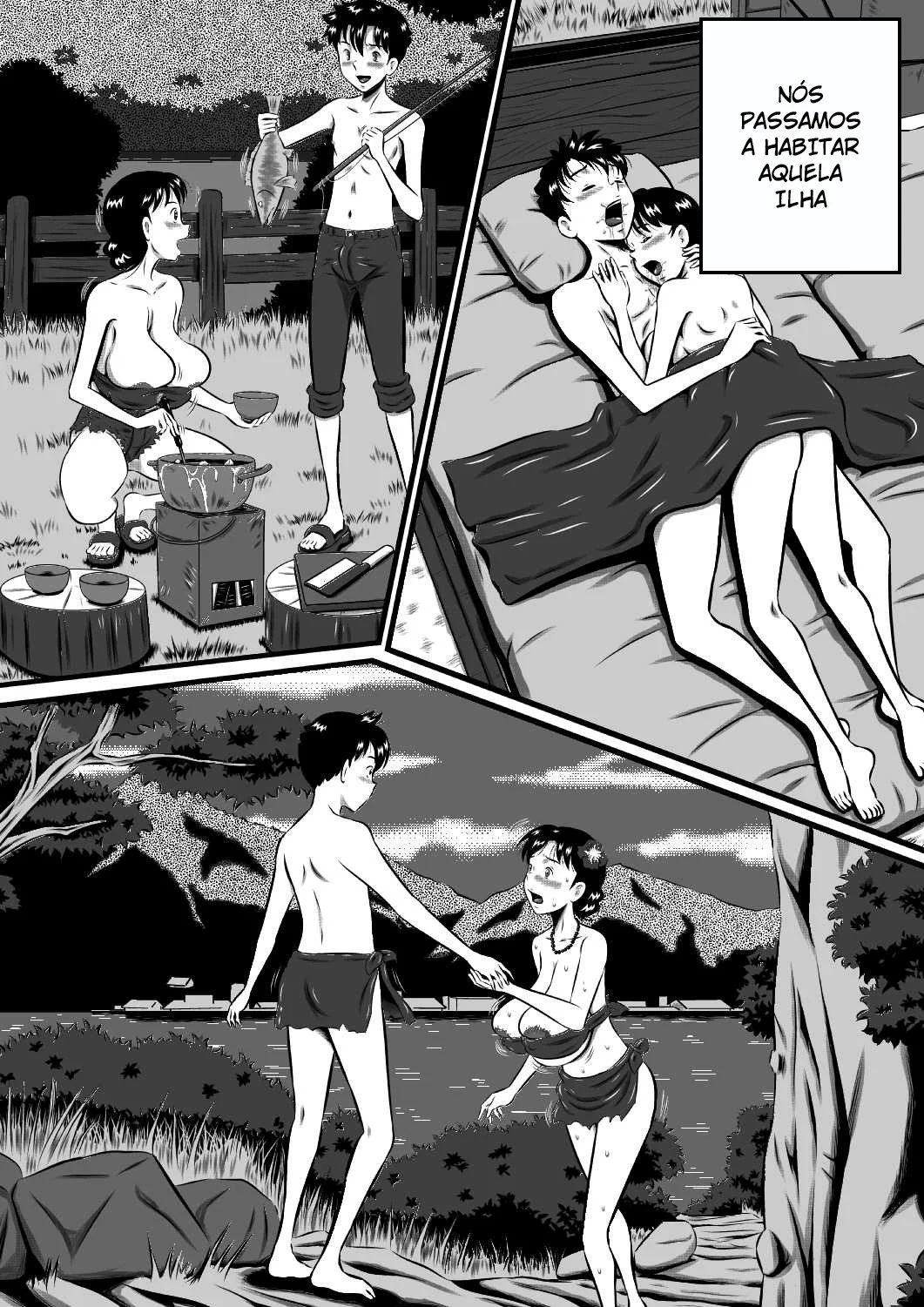 Kaa-san, Kaa-san! Kaa-saaaan! Mujintou, Oyako Futari De Yagai Sex! - pagina 16