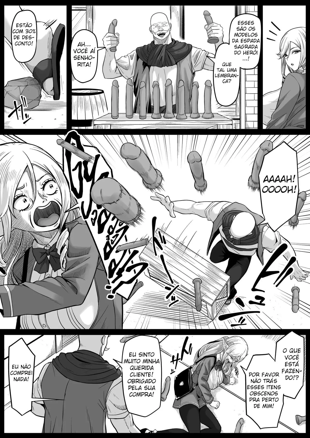 Isekai Anal Monogatari ~Elf Hen~ - pagina 35