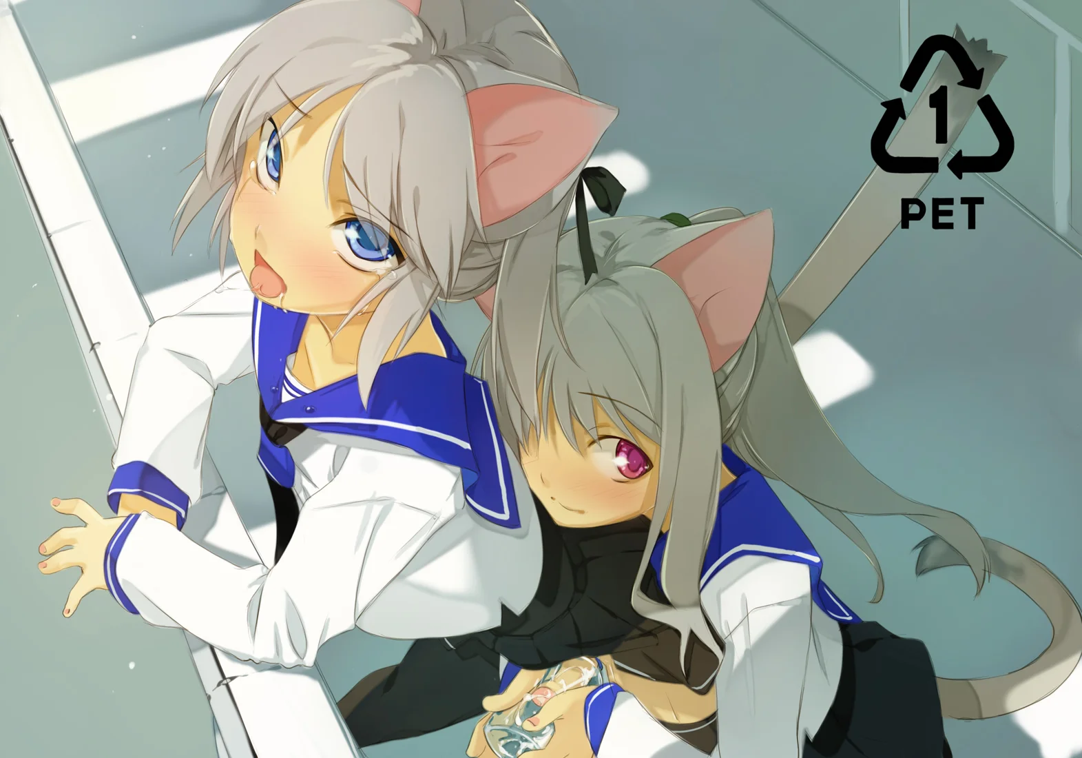 Loli Neko Futa Masturbando A Outra Por Trás