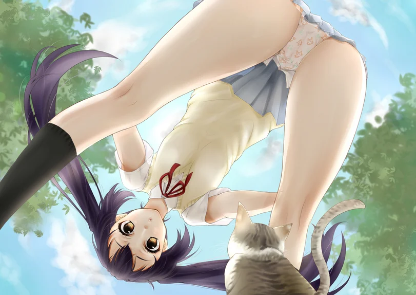 Azunyan Mostrando A Pantsu