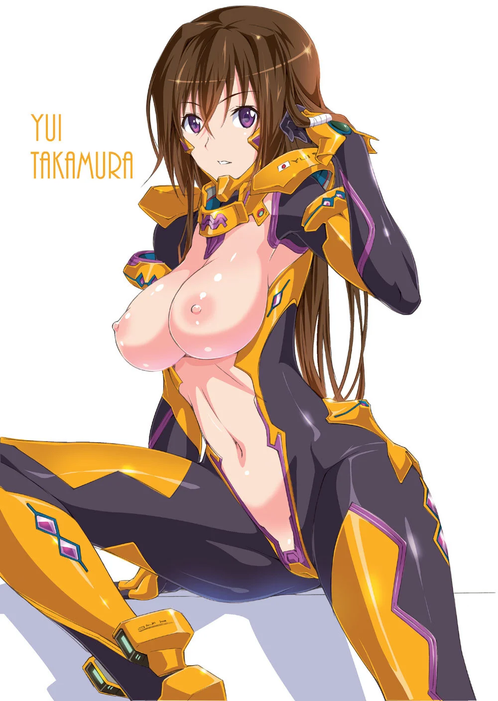 Yui Takamura Com Peitos De Fora