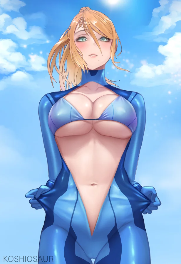 Samus Aran Mostrando Seus Grandes Peitos