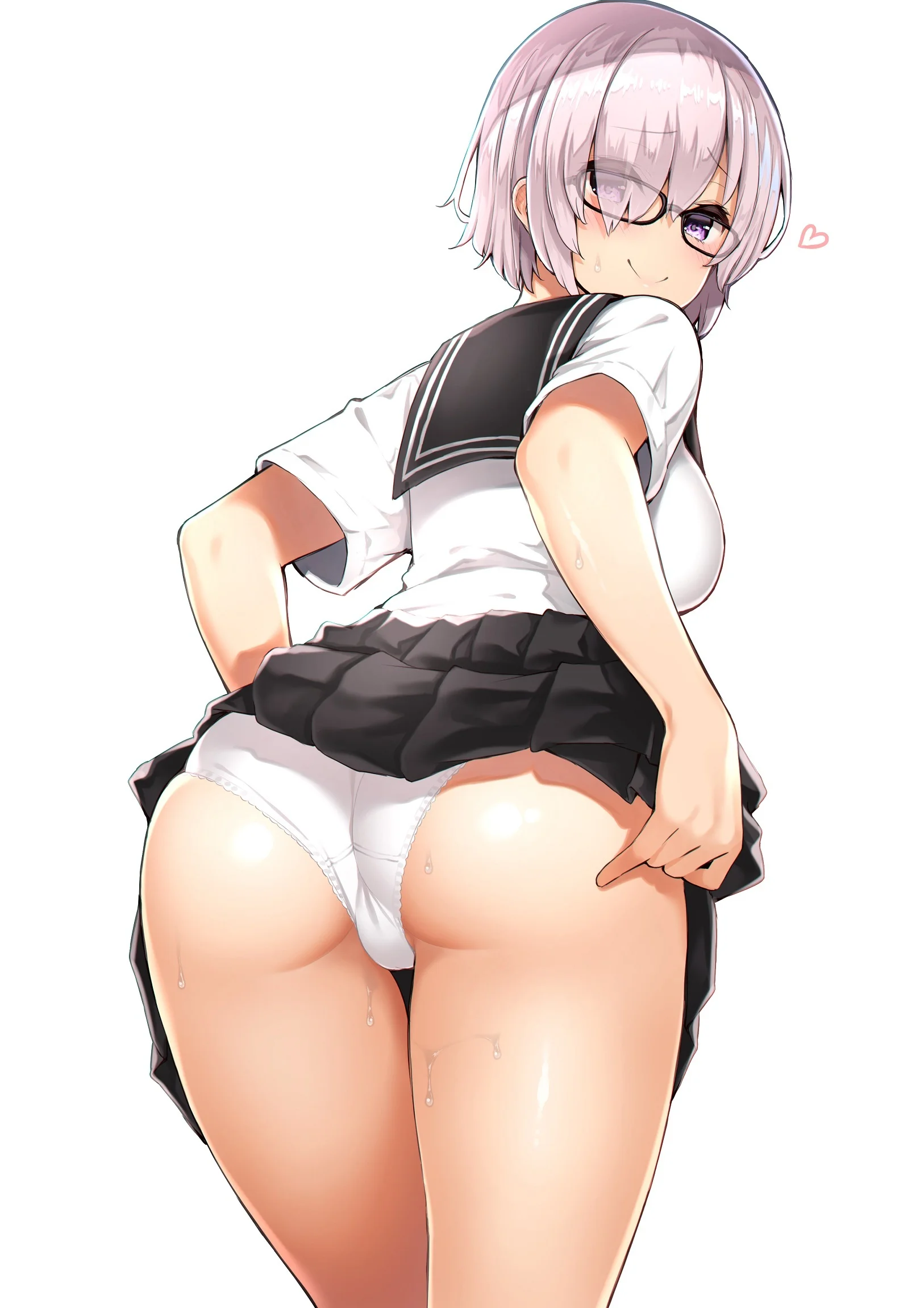 Shilder Mostrando A Calcinha Usando Uniforme