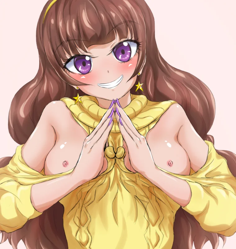 Kirara Amanogawa Mostrando Os Peitos