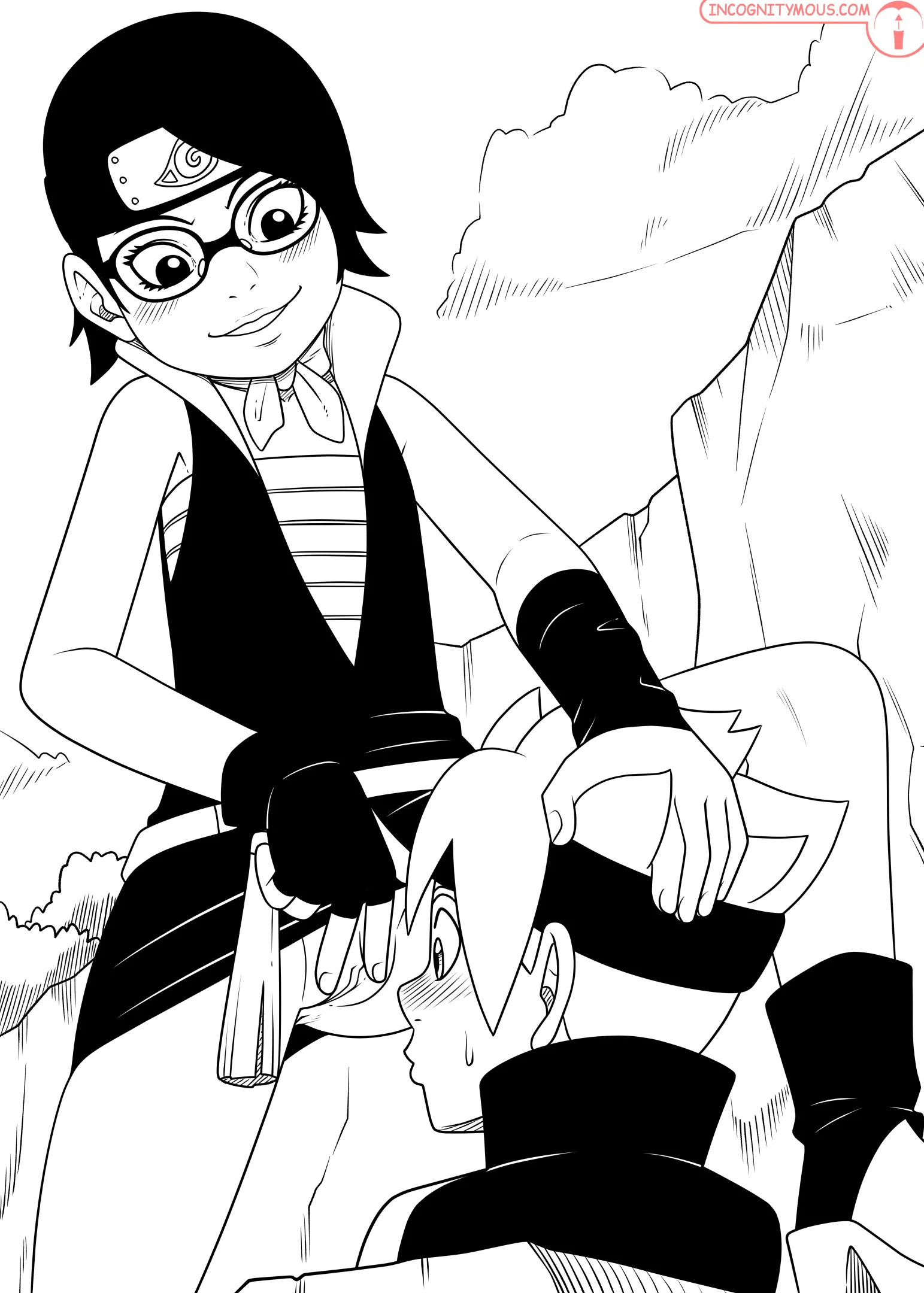 Ensinando O Naruto Jr A Chupar