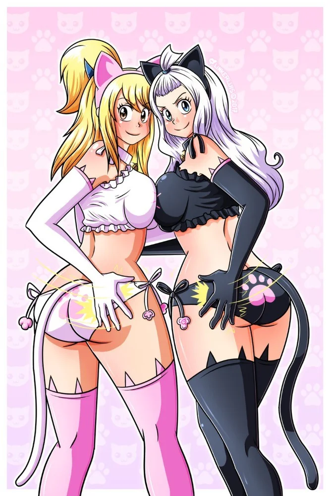 Mirajane Strauss E Lucy Heartfilia Gatinhas