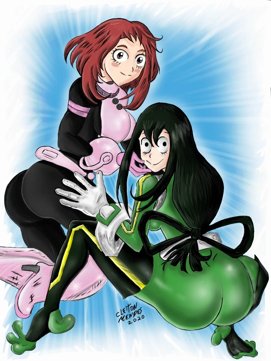 A Bunda Gigante De Tsuyu E Uraraka