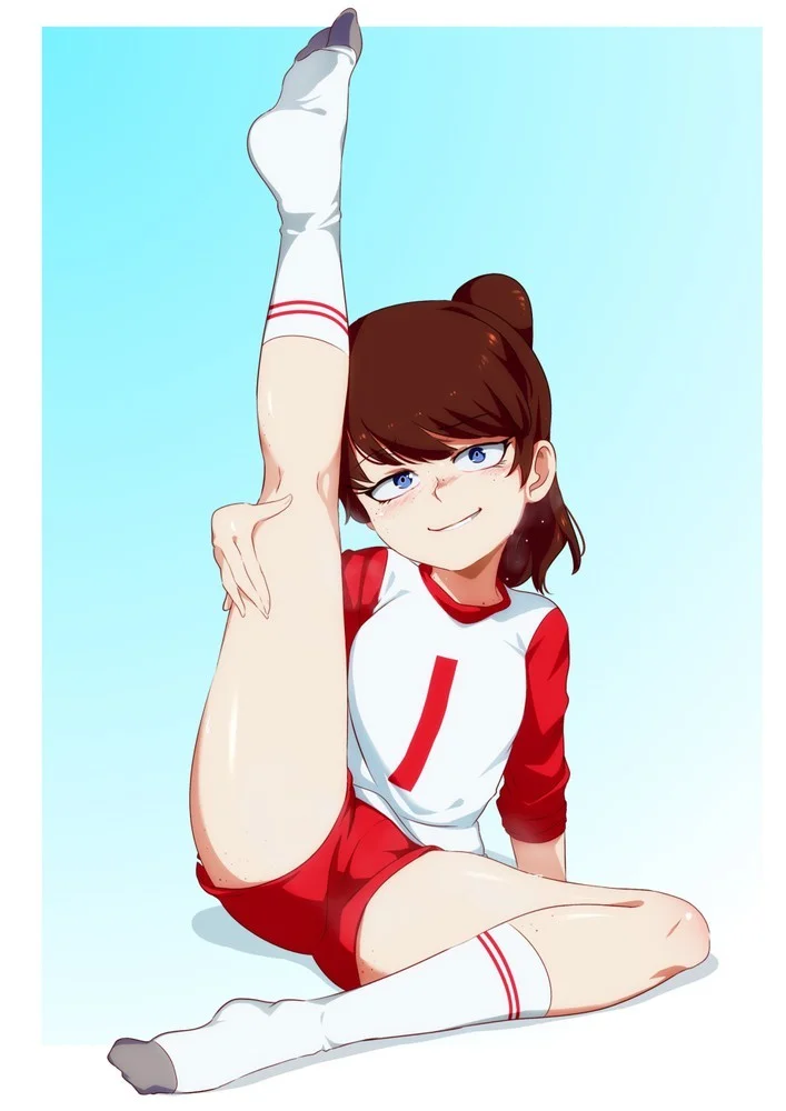 Lynn Loud Sentada Levantando A Perna