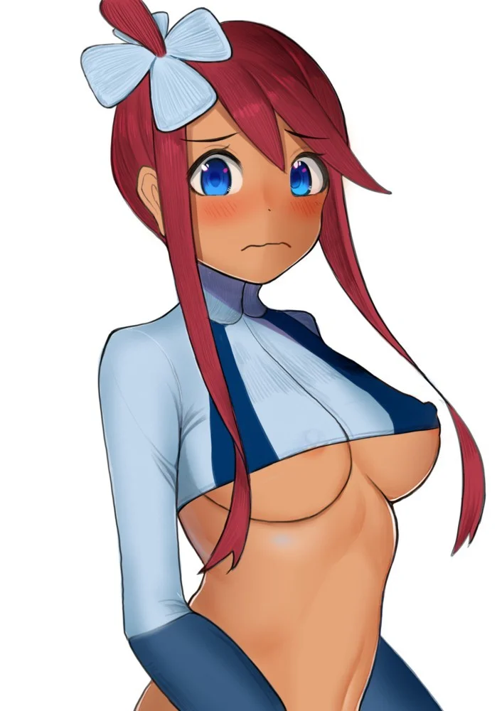 Pokemon - Skyla Com Mamilos Duros