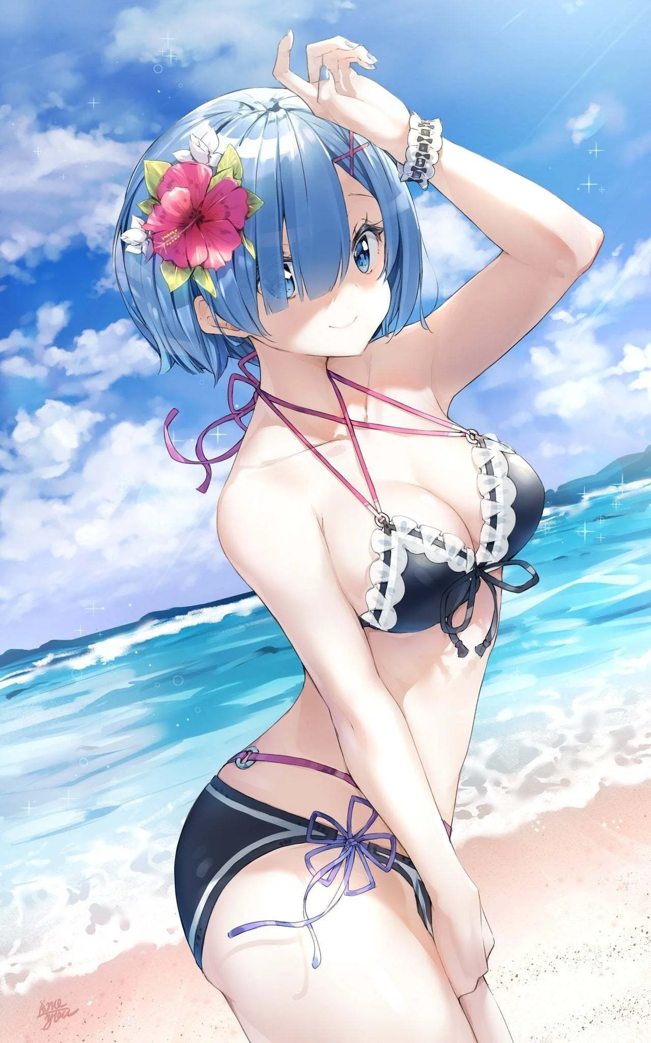 Rem Relaxando Na Praia Depois De Várias Semana Trabalhando