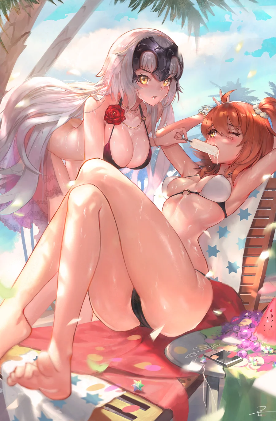 Jeanne D'arc Alter E Ritsuka Fujimaru