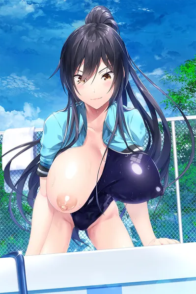 Shirase Sakuya Mostrando O Peito