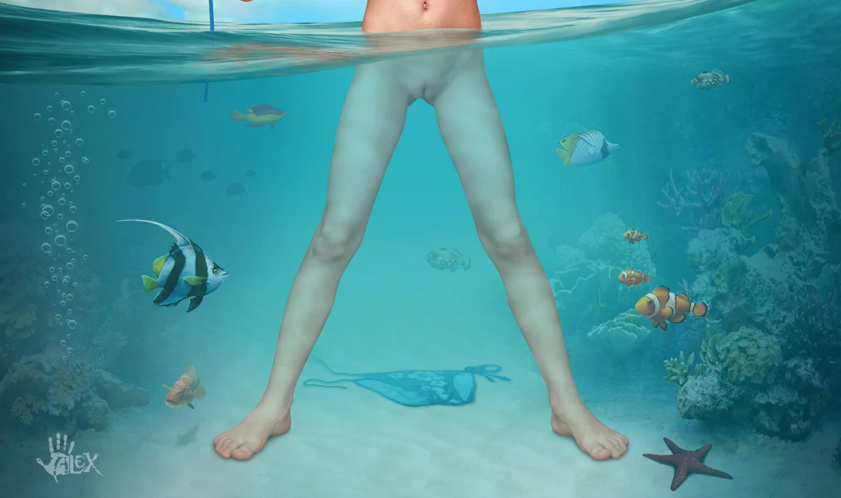 Como Os Peixes Veem Uma Loli No Mar