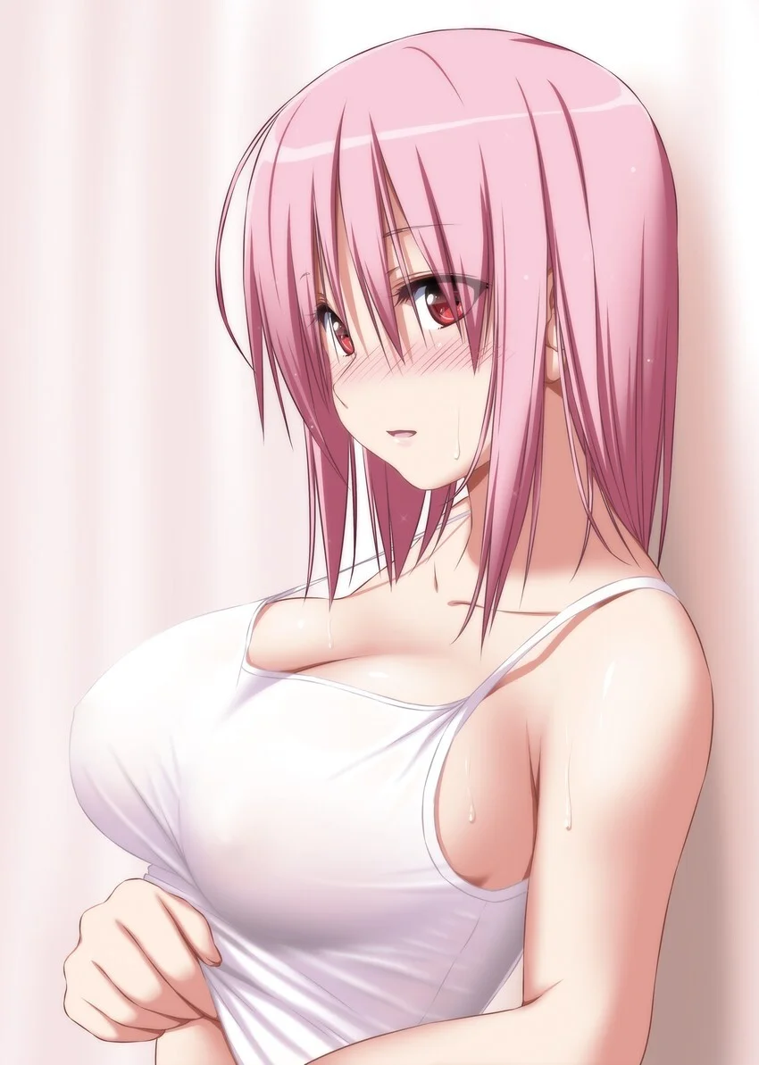 Yuyuko Kawaii Tirando A Camisa