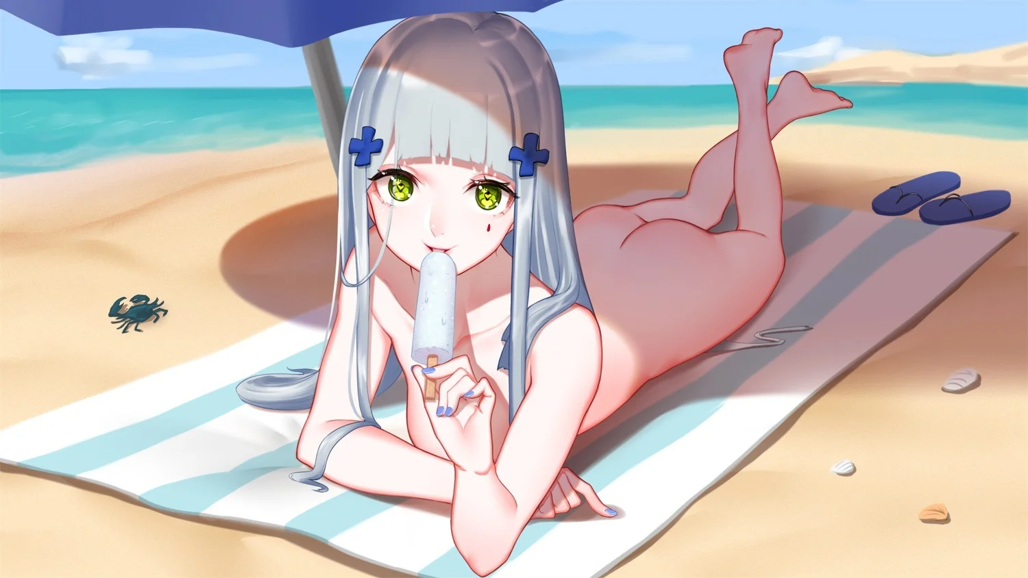 Hk-416 Tomando Sorvete Na Praia