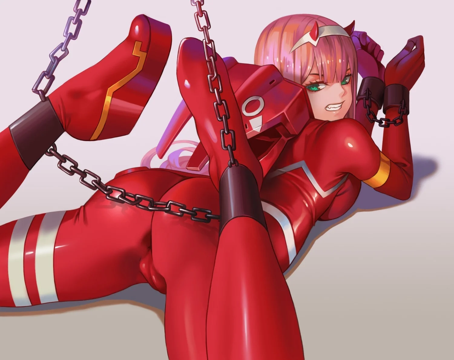 Zero Two Presa Na Algema De Ferro