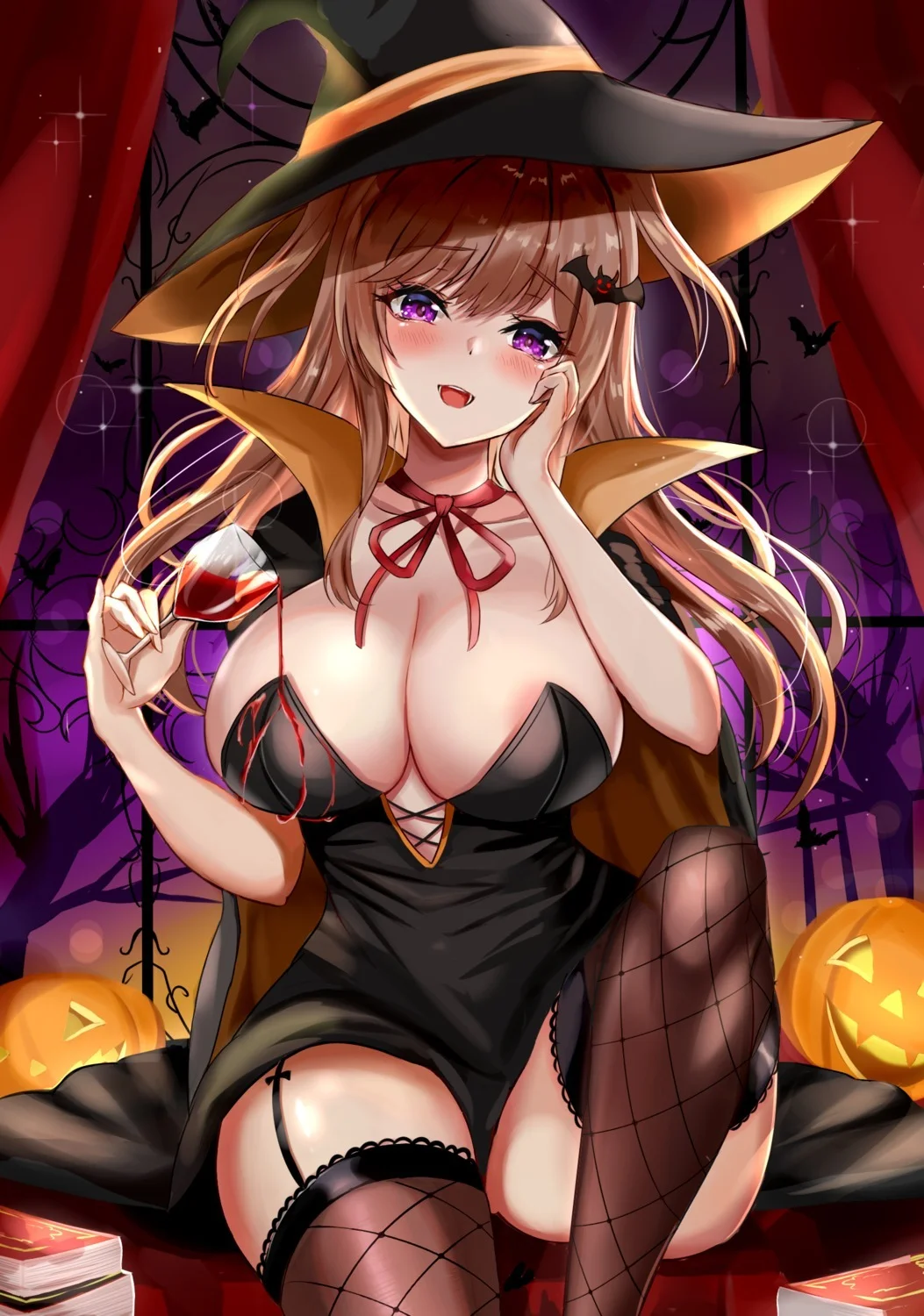 Garota Sexy Na Véspera De Halloween