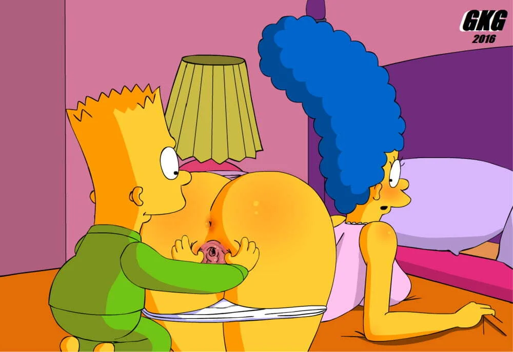 Bart Abrindo A Buceta De Sua Mãe