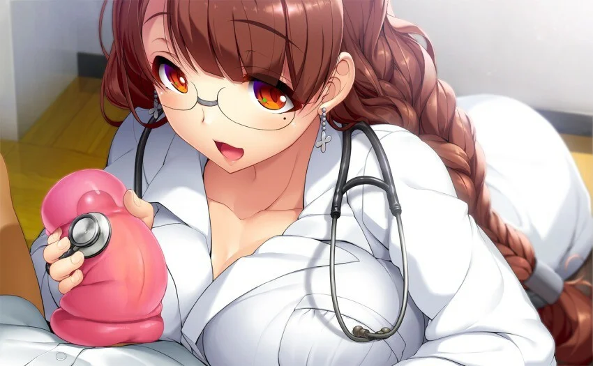 Enfermeira Usando Um Onahole