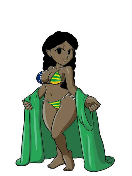 Moreninha Brasileira Gostosa