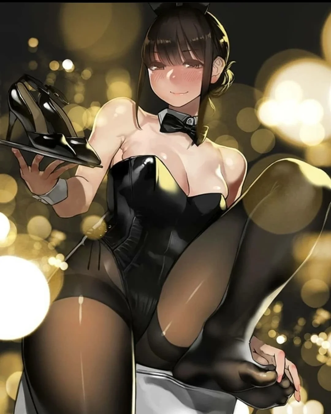 Bunny Girl Com Meia Calça