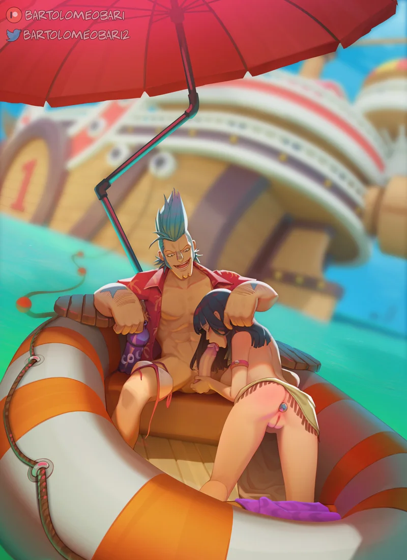 Robin E Franky - One Piece - Por: @bartolomeobari2