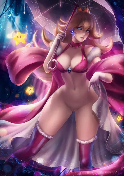 Axsens Art - Princess Peach Sem Calcinha