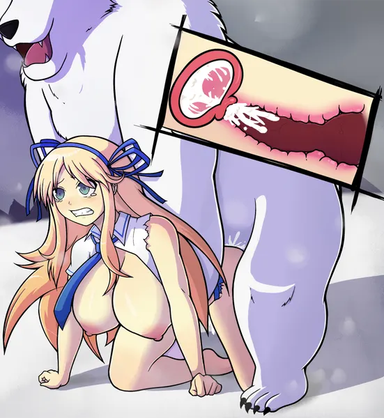 Katsuragi Se Esquentando Com O Urso